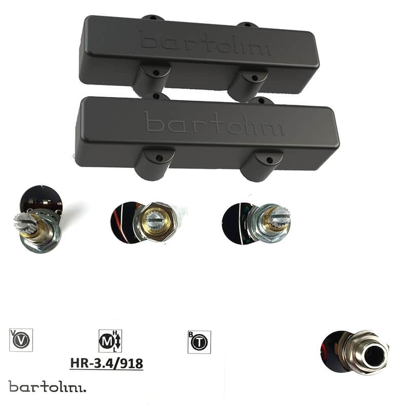 Bartolini 9J1-L/S Jazz Bass Pickups with HR3.4/918 Harness image 1