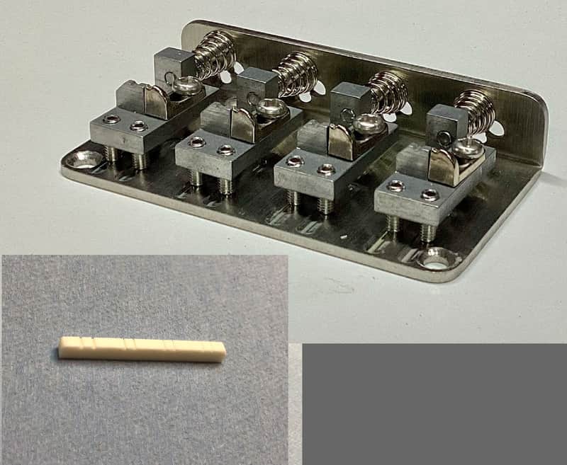 MORTone Electric guitar to mandocello conversion bridge and nut image 1