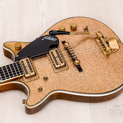 1962 Gretsch Champagne Sparkle Jet Double Cutaway 6129T w/ Burns Vibrato, Case image 11