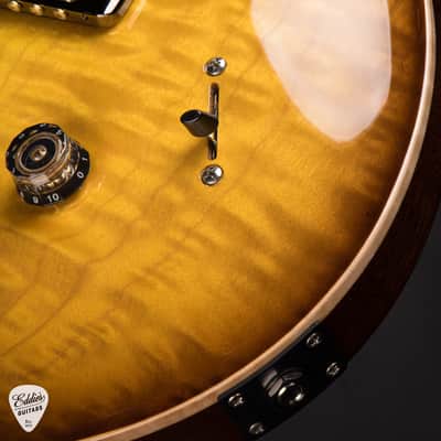 2024 - PRS Eddie's Guitars Wood Library Custom 24 Semi-Hollow Korina/Ziricote - Livingston Lemondrop image 14