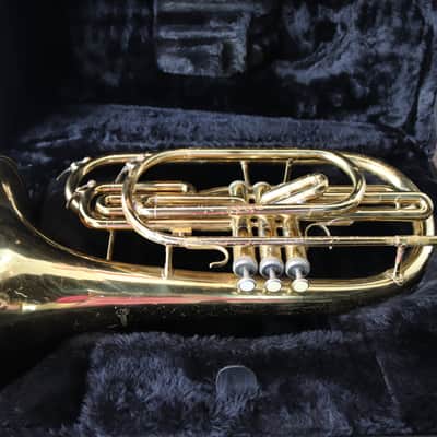 Dynasty Marching Bb French Horn w/York AL-TRU 9L Mouthpiece image 2