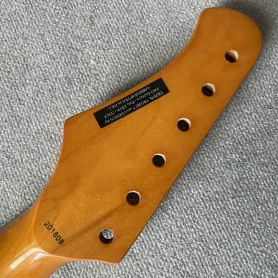 Eko Maple Guitar Strat Style Neck, Rosewood Fingerboard 22 Frets - Wood Color image 9