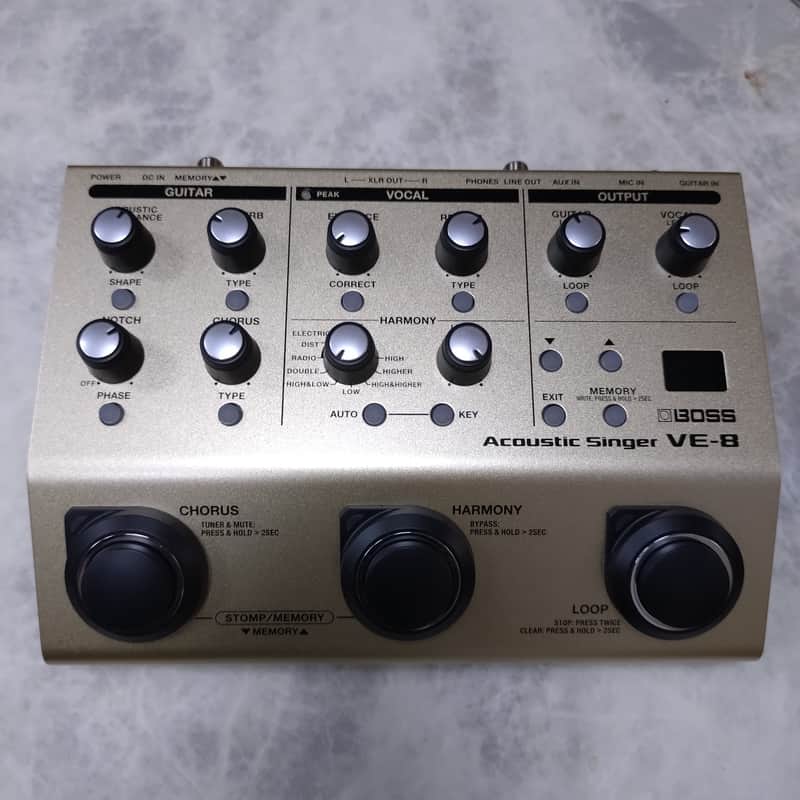 Boss VE-8 Acoustic Singer Pre-Amp | Reverb UK