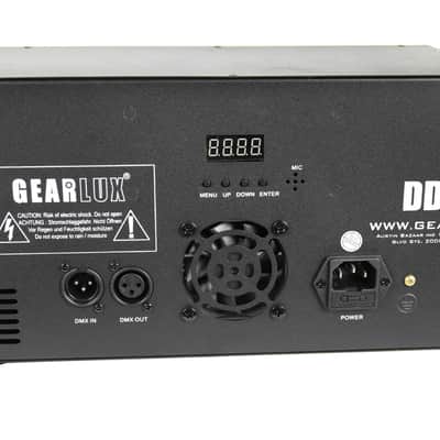 Gearlux 3-in-1 Strobe/UV Derby Light 10-Watt 2PCS RGBW CREE LEDs and 12PCS UV+White LED image 2