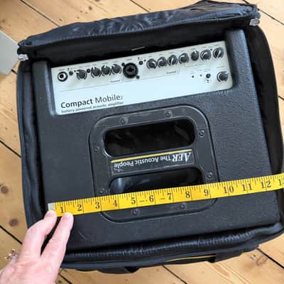 AER Compact Mobile2 Portable 60-Watt Acoustic Guitar Combo 2010s - Black image 6