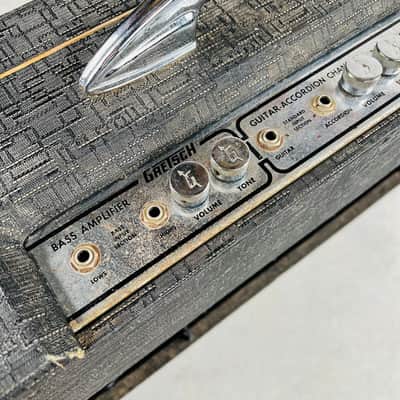 Gretsch 6159 Dual Bass 2x12" Combo Amplifier 1962 - Dark Grey image 7