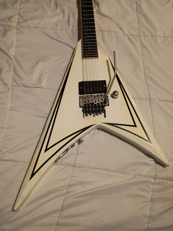 ESP LTD Alexi-600 Scythe Alexi Laiho Signature 2016 White Autographed image 1