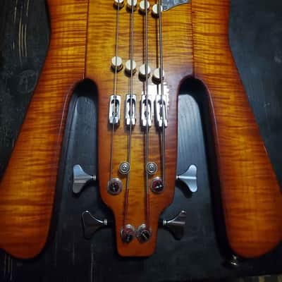 RARE! 70s BUNKER Galaxy Stealth left handed bass w/case image 1