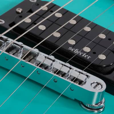 Schecter C-6 Deluxe Satin Aqua image 6