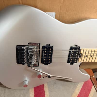 Charvel Pro-Mod San Dimas Style 2 HH FR Satin Silver Electric Guitar image 2