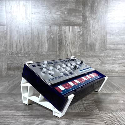 25º Stand for All KORG Volca FM / Sample / Keys / Modular / Bass / Beats -WHITE -by KZcraftworks USA