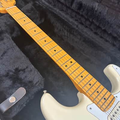 Fender American Lincoln Brewster Stratocaster USA Electric Guitar 2024 - Olympic Pearl image 14