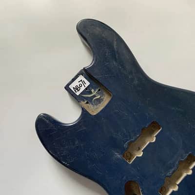 Left Handed 4 String Jazz Bass Basswood Body image 5