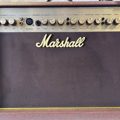Marshall Acoustic Soloist AS50D 2-Channel 50-Watt 2x8" Acoustic Guitar Combo 2007 - Present - Brown image 2