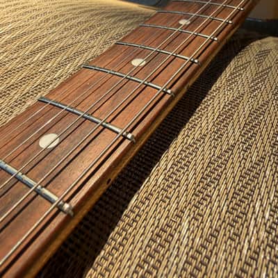 Fender Japan squire mid 80's - aged white image 4
