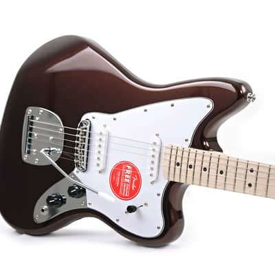 Fender Affinity Series Jaguar Electric Guitar in Mystic Metallic Brown image 4