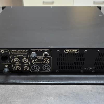 Mesa Boogie M-Pulse Big Block 750 Rack Mount Bass Amp Head from Pro London Recording Studio Mpulse Racked Simul-State Tube Valve Amplifier image 8