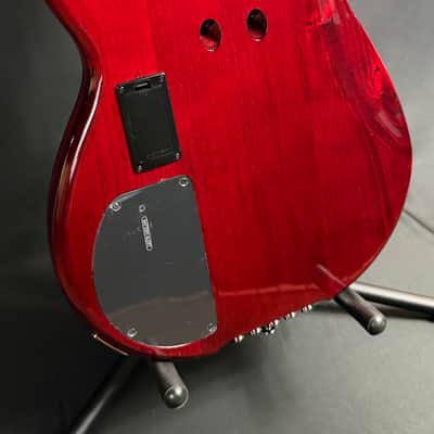 Yamaha BB735A Broad Bass 5-String Bass Guitar Fired Red Finish w/ Gig Bag (246) image 11