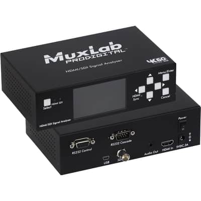 Muxlab 4K UHD HDMI 2.0/3G-SDI Signal Analyzer image 1