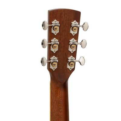 Crafter ES-MAHO DCE NAT ES Series Dreadnought Cutaway Solid Sitka Spruce Top Mahogany Neck 6-String Acoustic-Electric Guitar w/Gig Bag image 8