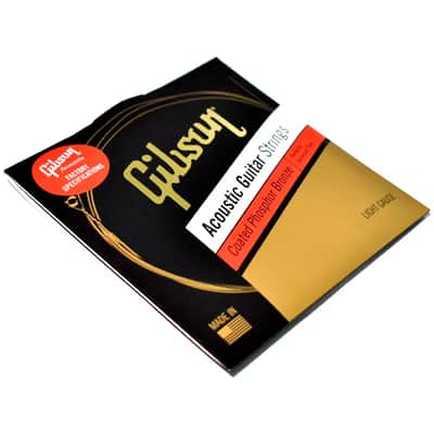 SAG-CPB13 Coated Phosphor Bronze Acoustic Guitar Strings Medium 13-56 Gibson image 3