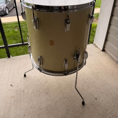 Ludwig Super Classic 1966 - Aged Silver Sparkle image 12