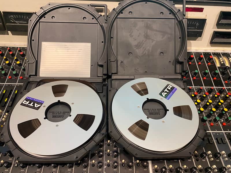 ATR Master Tape 1/2" 2500' 10.5" mastering analog tape two reels image 1