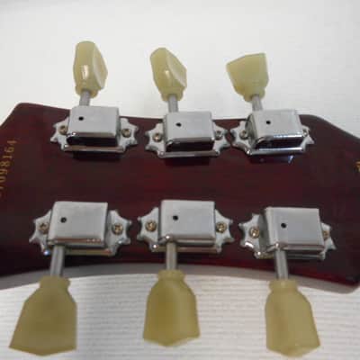 Samick LS450 Artist Series Lp Copy with case 90's Metallic Red Flake image 5
