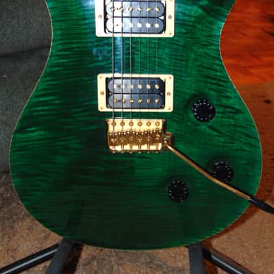Paul Reed Smith Custom 24 Artist Package Emerald Green w/Birds and OHSC w/OHSC PRS image 15