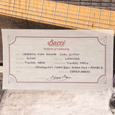 Bacci Leonardo Dual Output Baritone Lavender Flakes (CME Exclusive) (Serial #110BLF00035) image 9