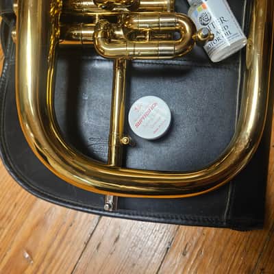 Getzen Eterna 895 Flugelhorn--Serviced, Leather Bag, Nice! image 4