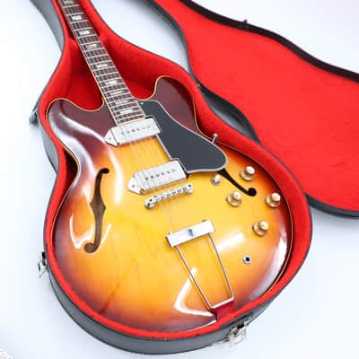 1966 Gibson ES-330TD Sunburst w/Chipboard Case "TIME CAPSULE CONDITION" image 2