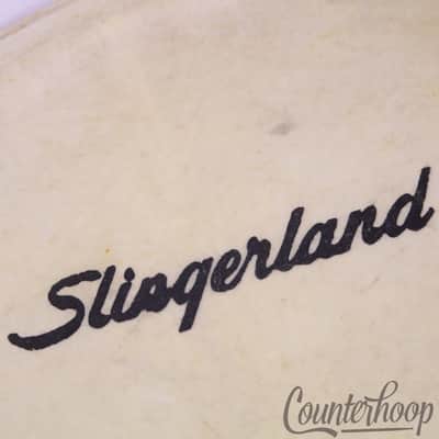 Slingerland 20"Bass Drum Calf Skin Head Logo Resonant Sound King Vintage 60s USA image 2