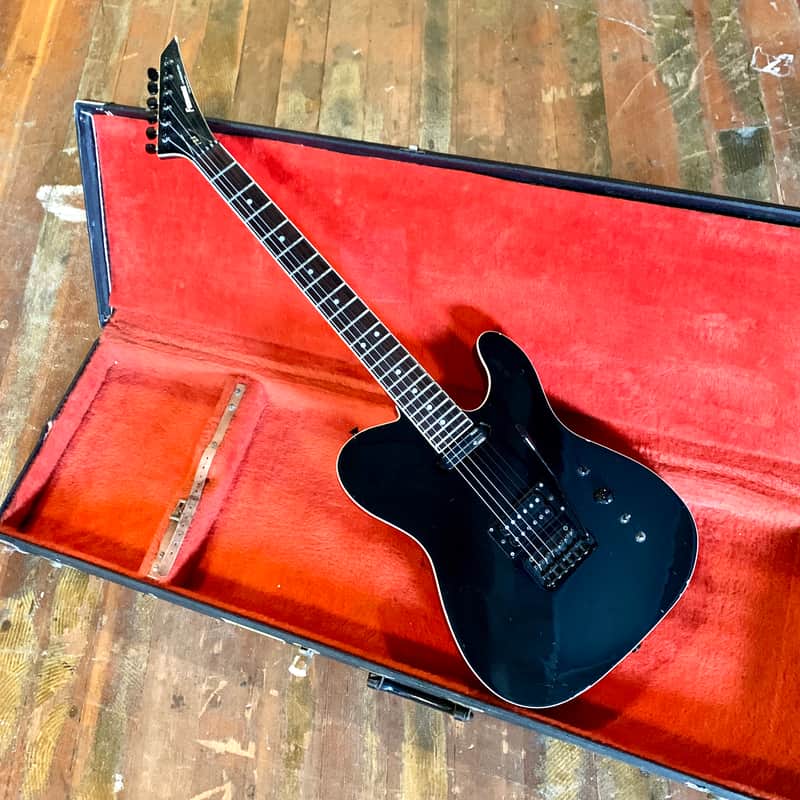 Fernandes TEJ-95 deluxe sustainer electric guitar Black beauty