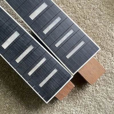 Custom Tiger Maple Top Guitar Mahogany Body and Neck, Rosewood Fingerboard Fretboard Set image 16