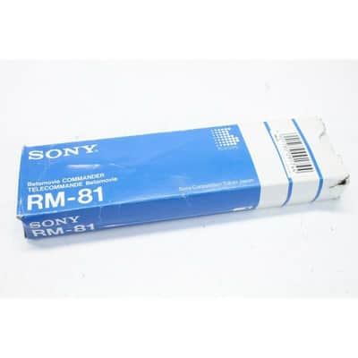 Sony RM-81 - Start/Stop Remote for Betamovie BMC-110 Broadcast Video Camera NOS! image 6