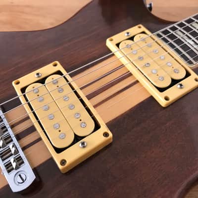 Vintage 70’s Samick Johnny Pro II Electric Solid-body Guitar Neck trough w. Gibson Strings image 6