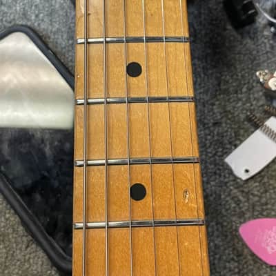 Squier Standard Stratocaster with Maple Fretboard in Black 1993 Made in Mexico image 23
