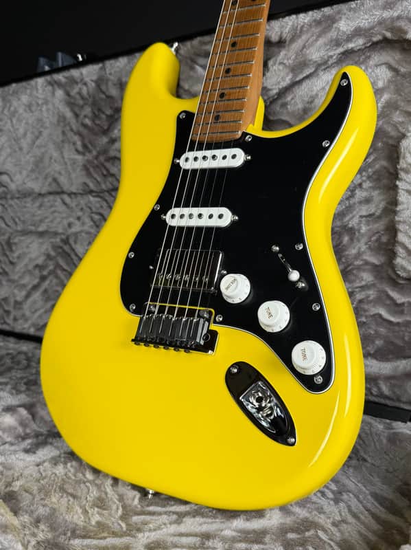 Fender Limited Edition American Ultra II Stratocaster HSS - Graffiti Yellow image 1