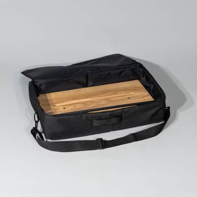 Packard Pedal Board 24" Custom Wooden Pedal Board with Gig Bag - Robins Egg Blue image 9