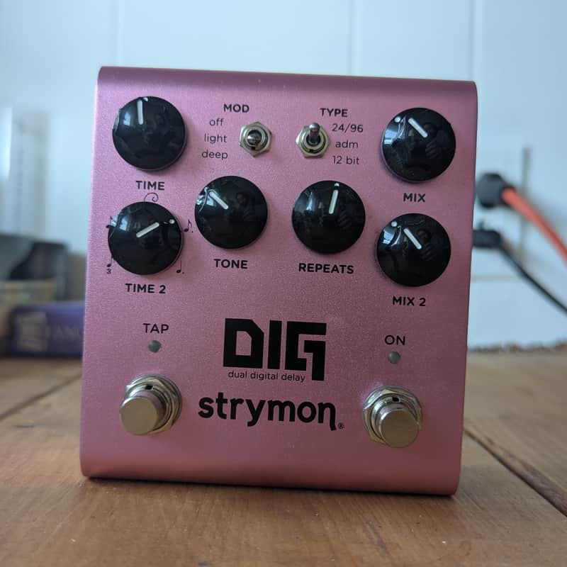 2022 – Present Strymon DIG Dual Digital Delay V2 Pink
