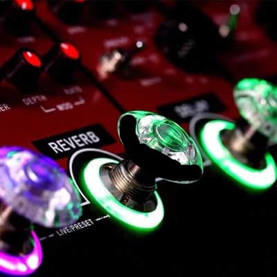 Clear Mushroom Style Guitar Effect Pedal Footswitch Toppers Foot Nail Cap Protection Cap for Guitar Effect Pedal Protection Cap 16-Pack image 2