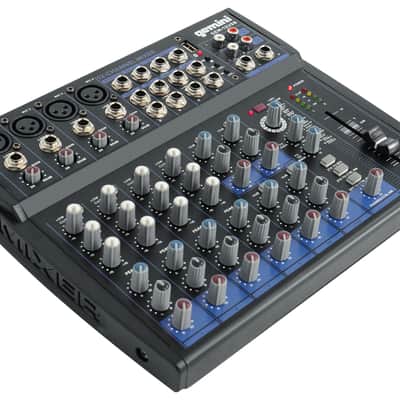 Gemini GEM-12USB 12 Channel Bluetooth Mixer w/USB/Bus/3 Band EQ,Effects+Backpack image 13