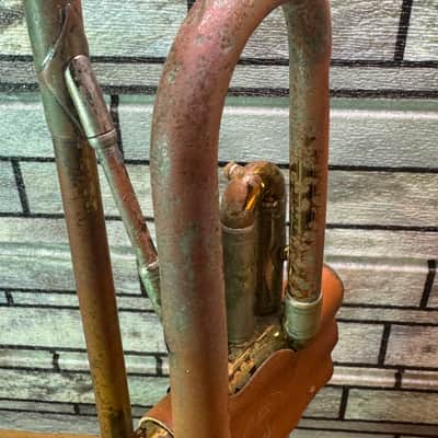 Antoine Courtois Brevete Trumpet Natural Relic with Case image 4