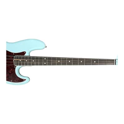 Fender "Gold Foil" Jazz, Sonic Blue w/ Ebony *IN STOCK* image 8