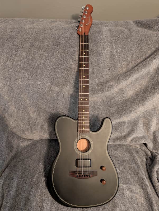 Fender Acoustasonic Standard Telecaster 2025 - Black - Local Pickup