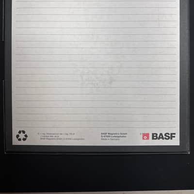 BASF STUDIO MASTER MAXIMA 900 EMTEC Audio Tape Metal Reel, Box image 5