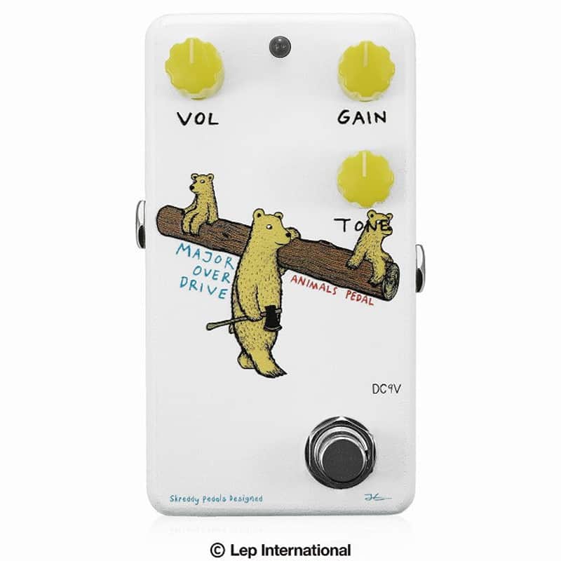 Animals Pedal Major Overdrive - Effects Pedal for Electric Guitar - NEW! image 1