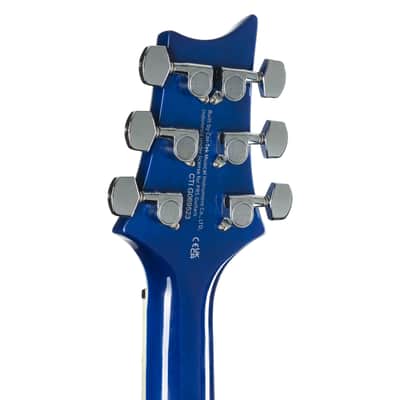 PRS SE Custom 24 Semi-Hollow Lake Blue - Electric Guitar imagen 9