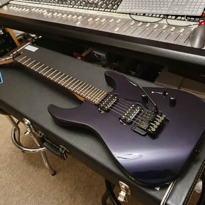 RARE Jackson Dinky Pro Reverse Purple DK2 Japan MIJ German Floyd Rose Professional Guitar OHSC image 5